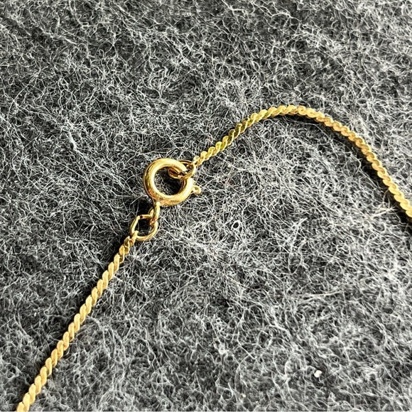 D'Orlan Gold Plated Necklace with Pearl - 15” - Picture 8 of 9